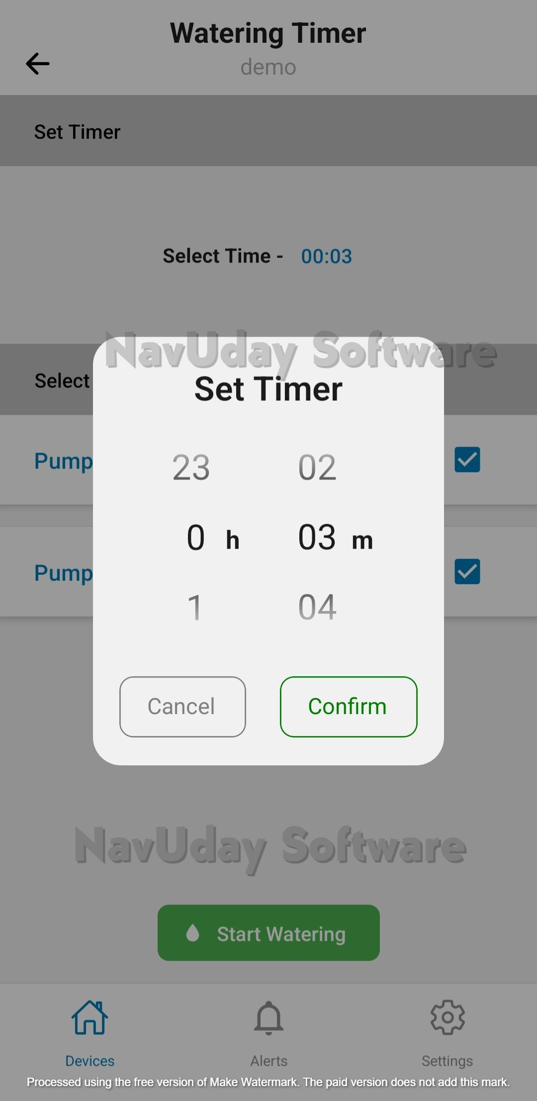 Watering Program Control